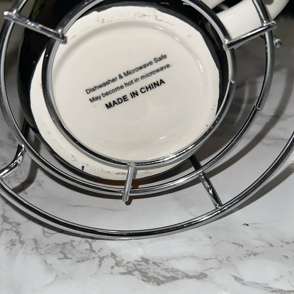 4 mug set Christmas penguins - Picture 5 of 5